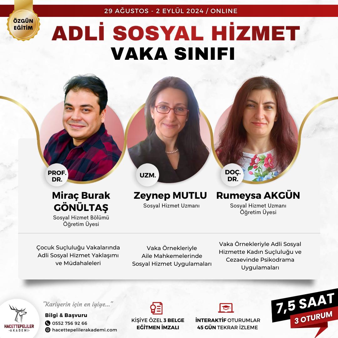 Adli Sosyal Hizmet Vaka Sınıfı